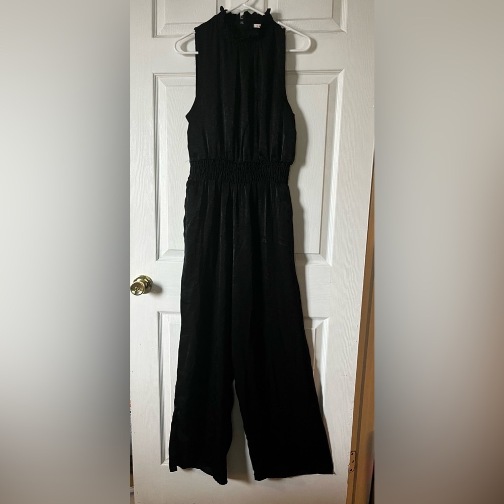 Elegant Black Sleeveless Jumpsuit